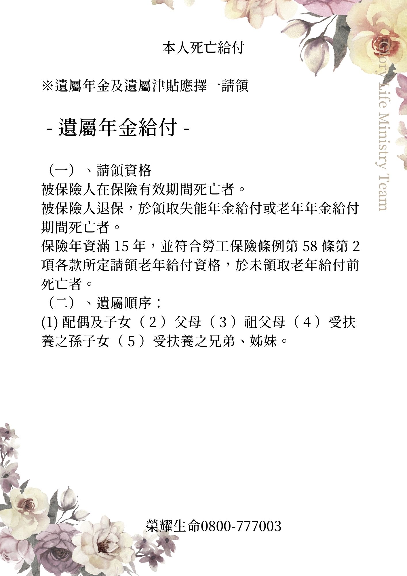 國民年金喪葬給付、遺屬年金相關圖片3
